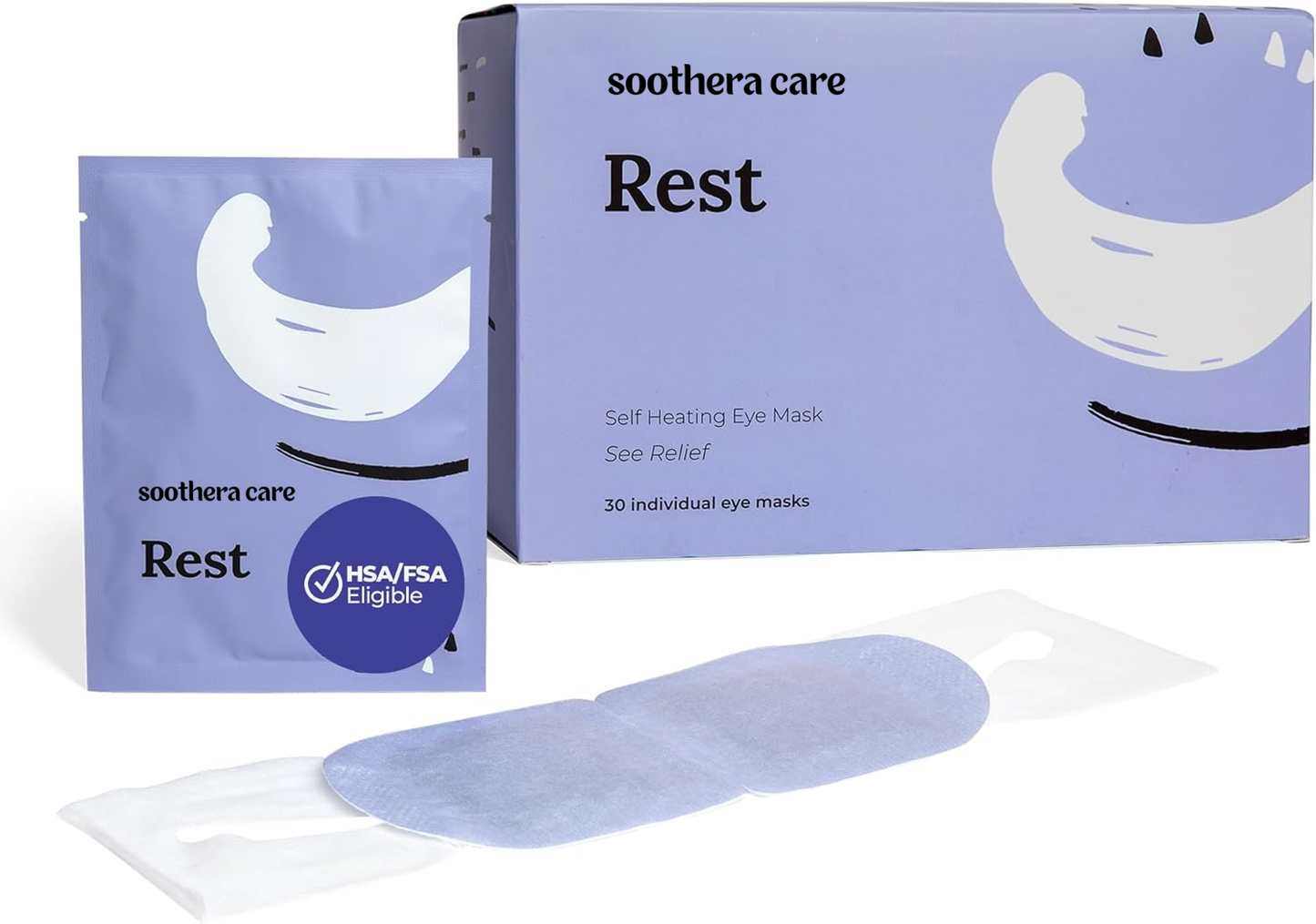 Soothera Care Rest: Self Heating Warm Compress for Dry Eyes