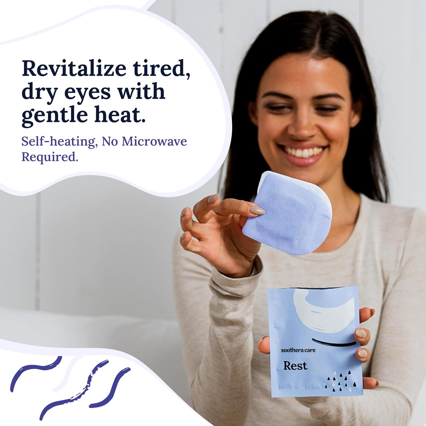 Soothera Care Rest: Self Heating Warm Compress for Dry Eyes