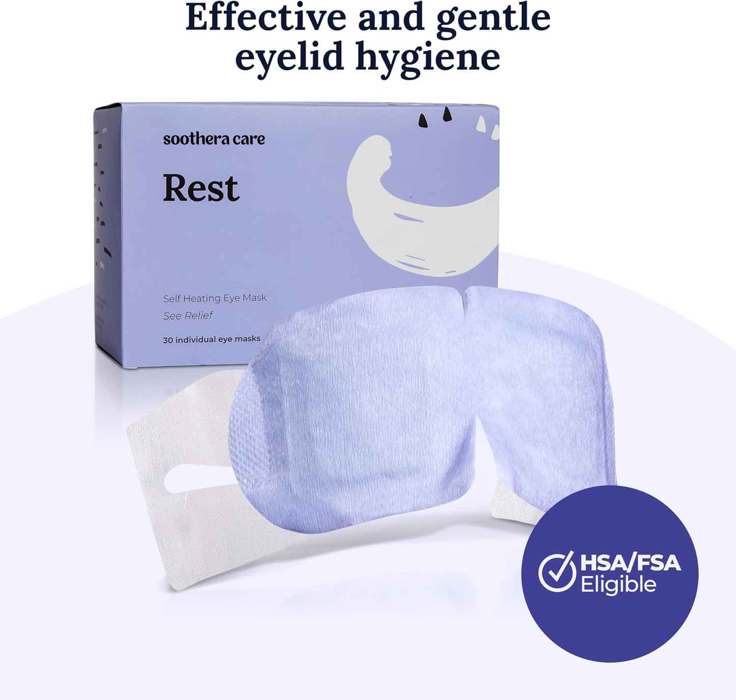 Soothera Care Rest: Self Heating Warm Compress for Dry Eyes