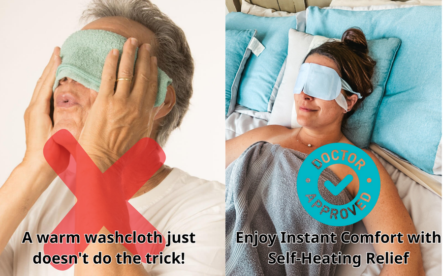 Effortless nightly eyelid hygiene